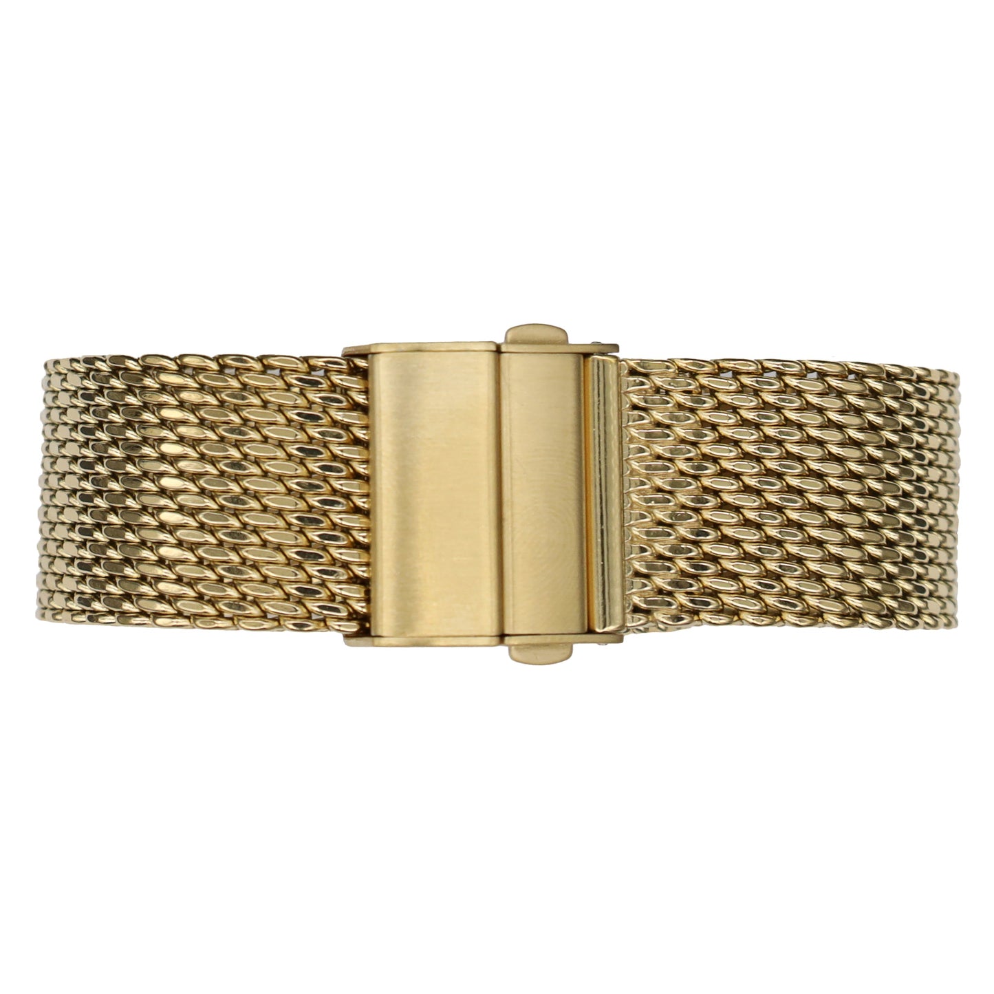 22mm BiG Mesh Ø 1mm Fibbia Deployante - Cinturino Orologio Uomo Mesh, Milanese - Universale - Oro / Oro