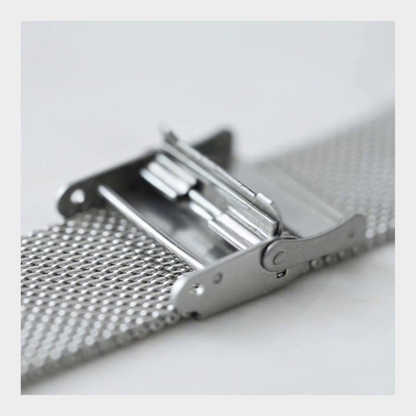10mm Maglia Fine Ø 0,4mm - Cinturino Orologio Maglia Milanese - Universale - Argento