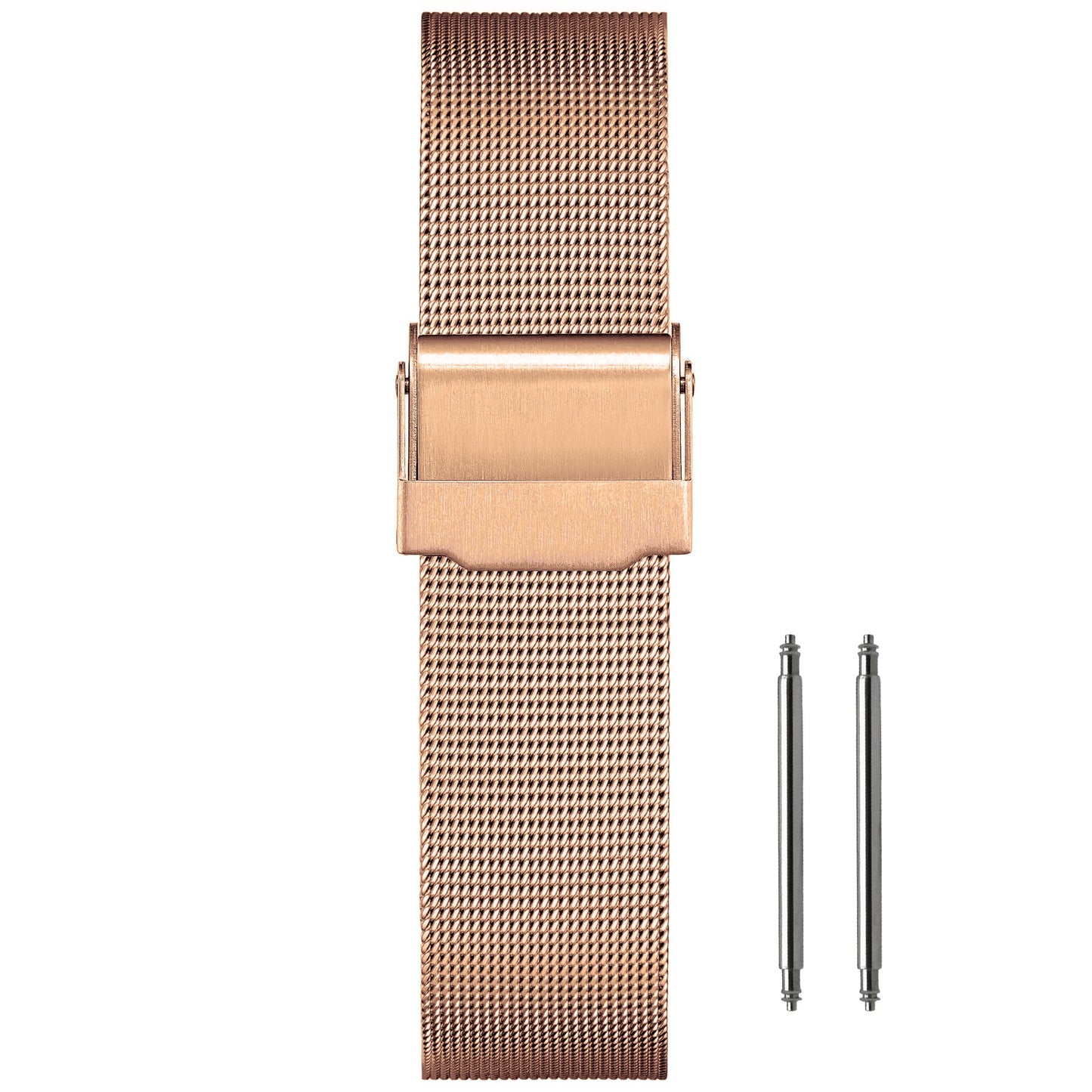 14mm Maglia Fine Ø 0,4mm - Cinturino Orologio Maglia Milanese - Universale - Oro Rosa