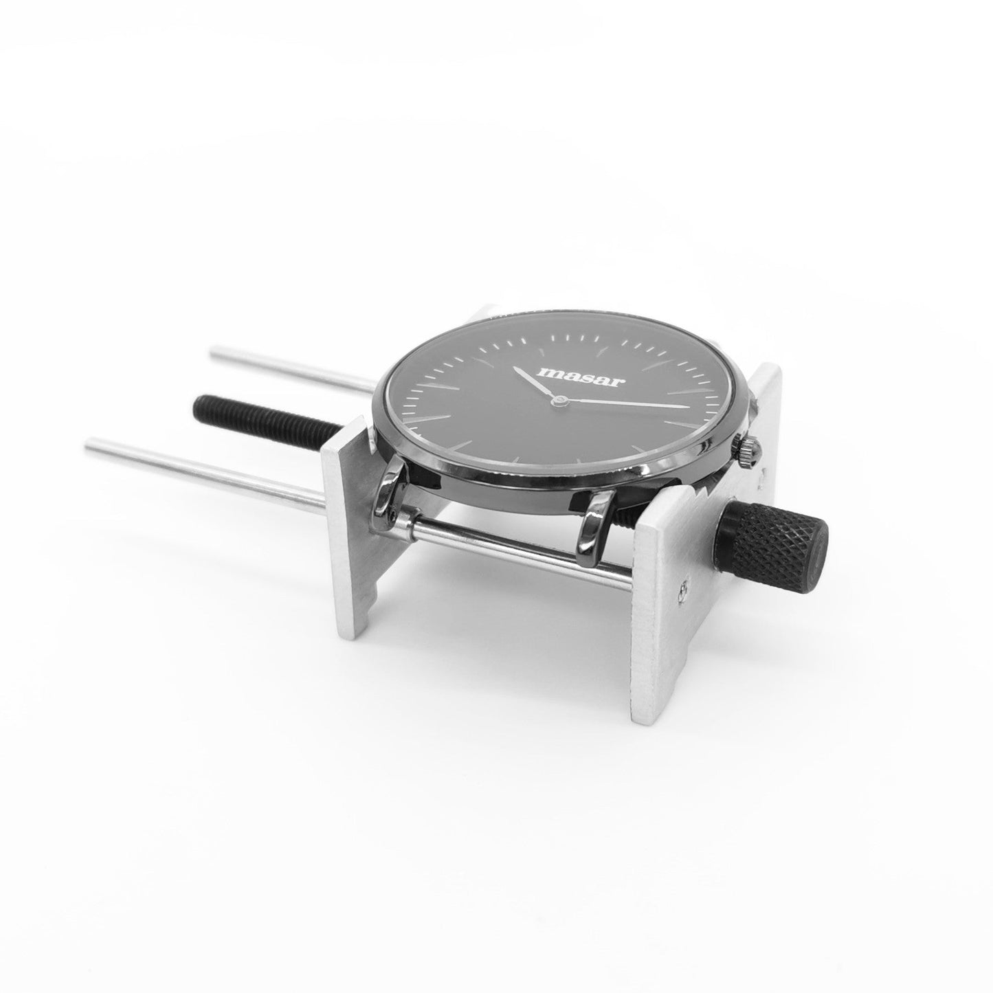 Supporto regolabile per movimento orologio – Ø 9 mm a Ø 65 mm – Alluminio