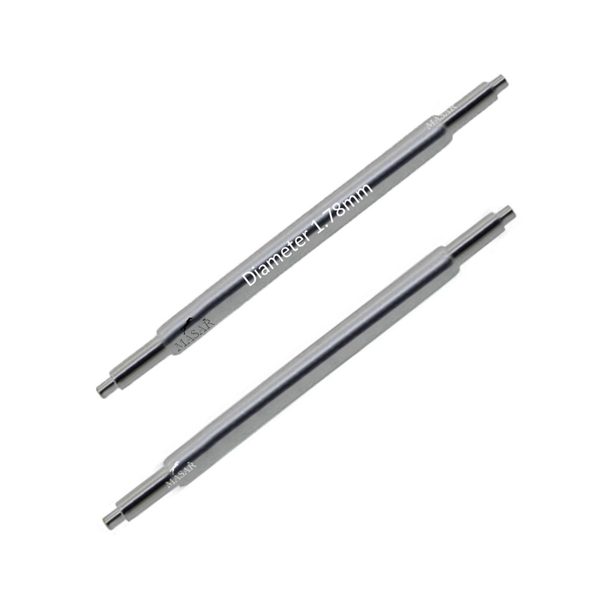 Masar 10mm a 40mm UDS Ø 1.78mm - Barrette a molla per cinturini per orologi - Acciaio inossidabile - Universale - 0.8mm - 2 pz