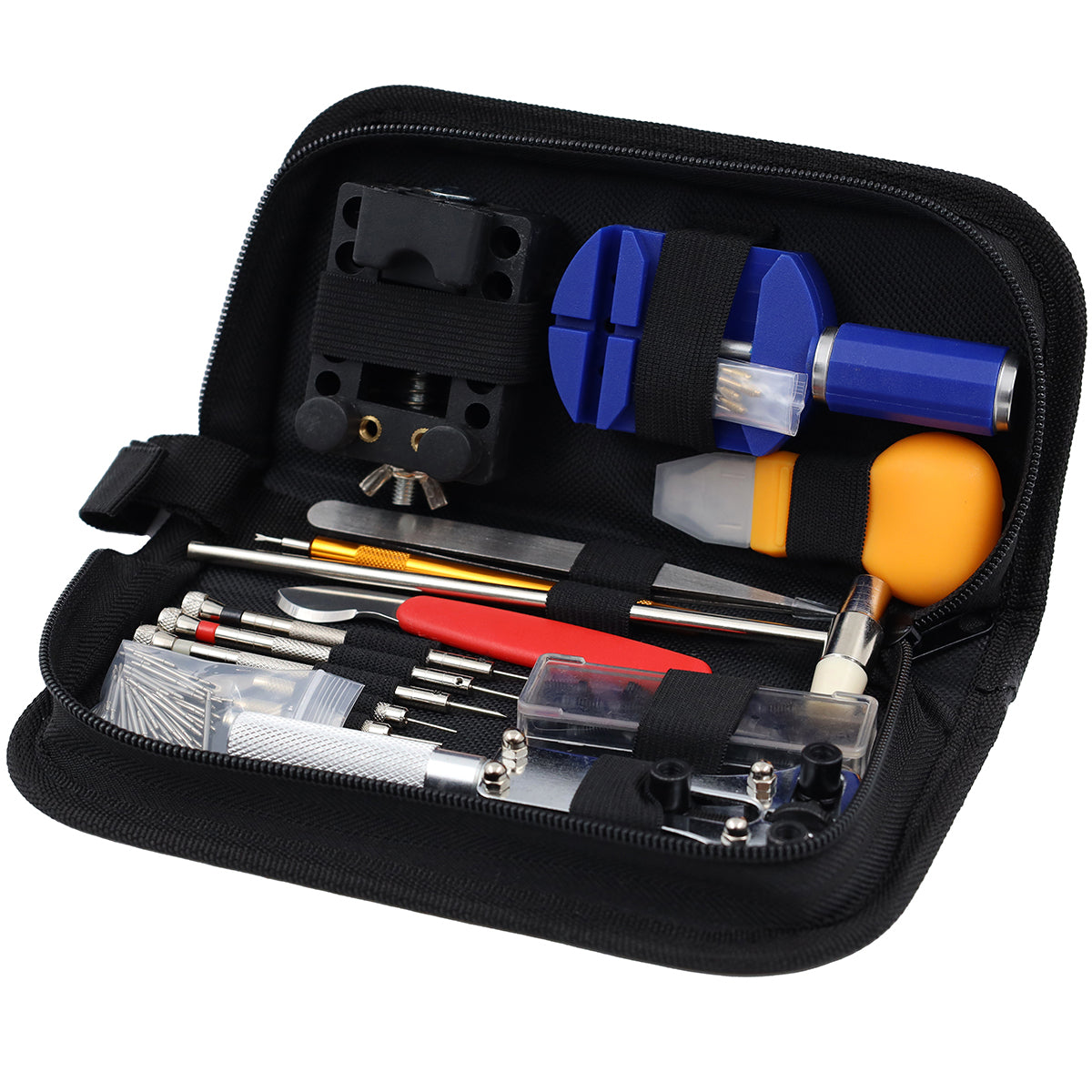Kit di strumenti per la riparazione degli orologi Masar - Braccialetti - 147 pezzi