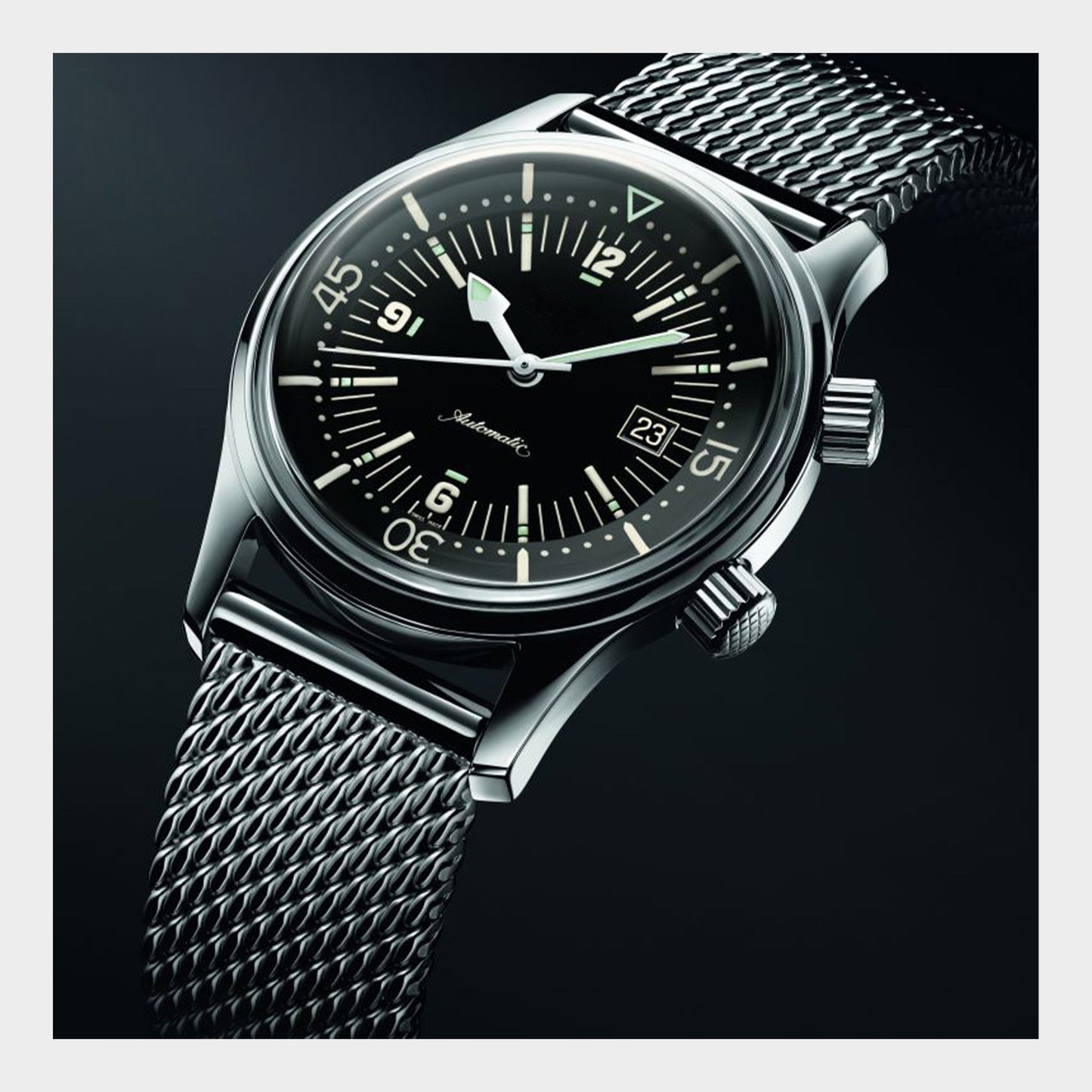 Cinturino per orologio da uomo BiG Mesh 10mm Ø 1mm, maglia milanese - universale - argento / argento