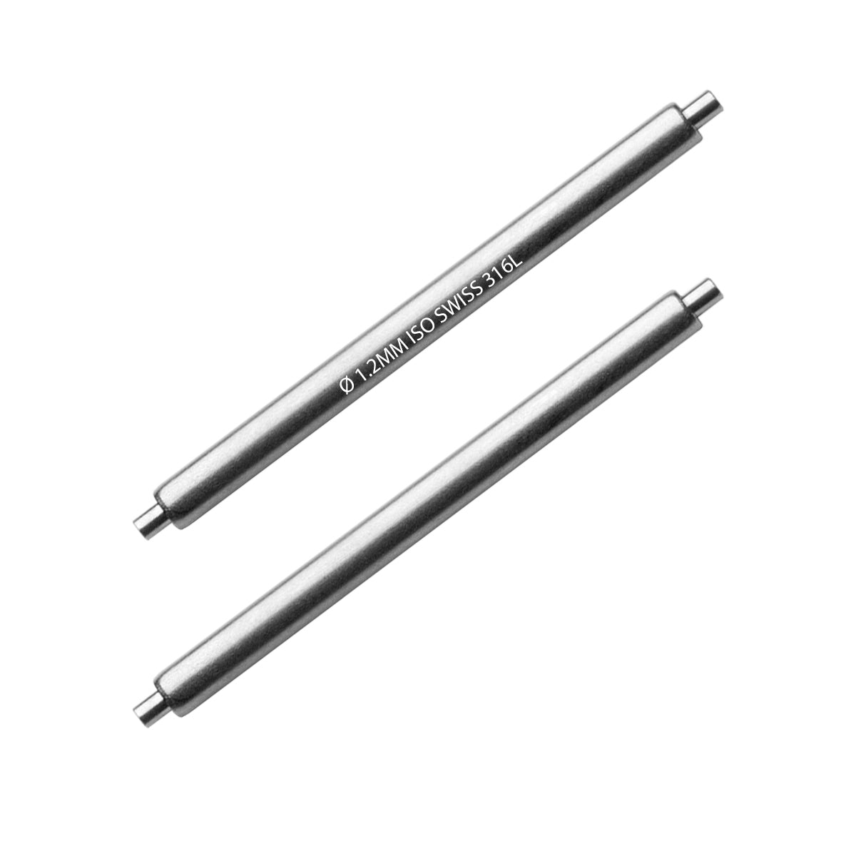 Masar 5mm a 25mm XSS Ø 1,2mm - Barrette a molla per cinturini per orologi - Acciaio inossidabile 316L - 0,6mm - Swiss Made - 2 pz