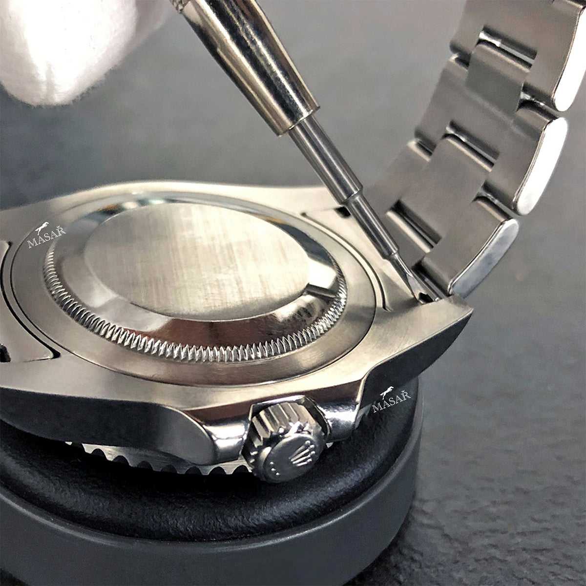 Masar XT Premium L Spring Bar Tool - per cinturini per orologi - Forchette, punte, larghe - Acciaio inossidabile