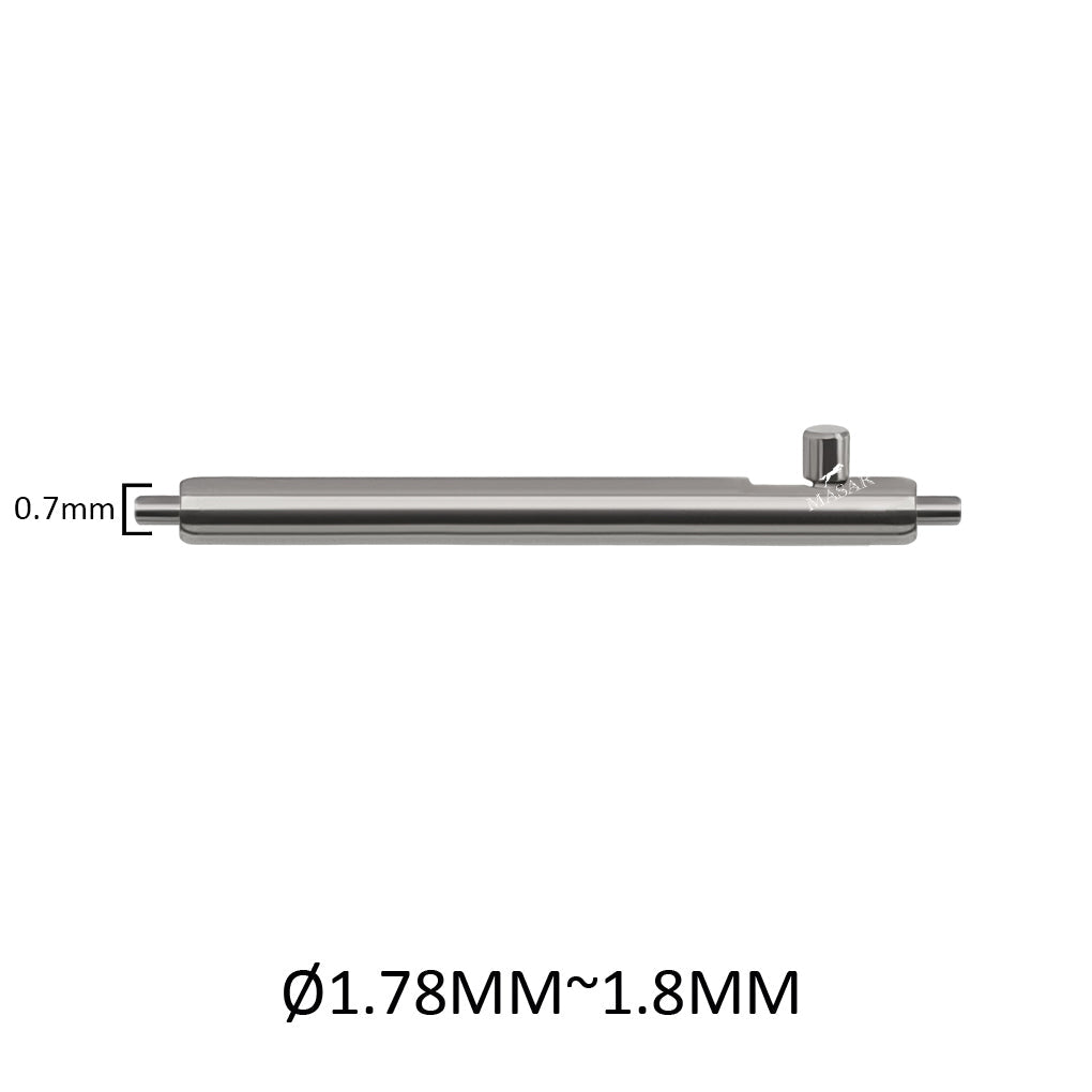 Masar 20mm / 22mm XES Ø 1.8mm - Barre a molla per cinturini per orologi - Acciaio inossidabile 316L - Leva a sgancio rapido - 0.7mm - 2 pezzi