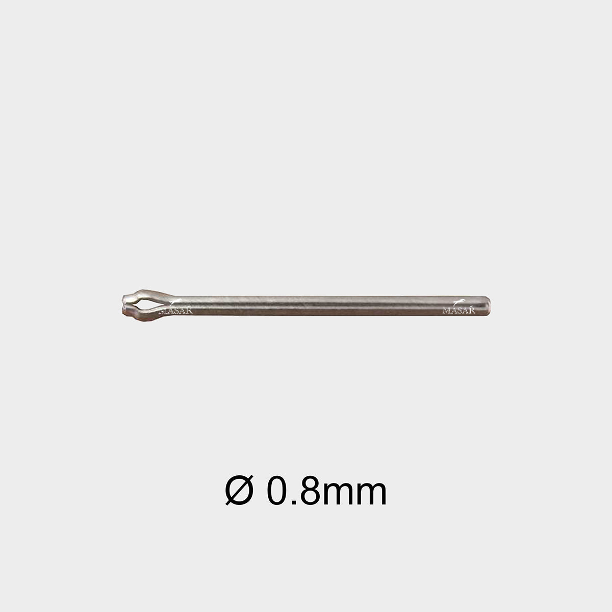 Masar Premium Ø 0,8mm - Perno diviso - per cinturino orologio - Acciaio inossidabile 316L - 2 pezzi