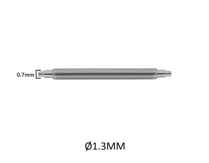 Masar 7mm a 24mm XDS Ø 1,3mm - Barrette a molla per cinturini per orologi - Acciaio inossidabile - 0,7mm - 2 pz