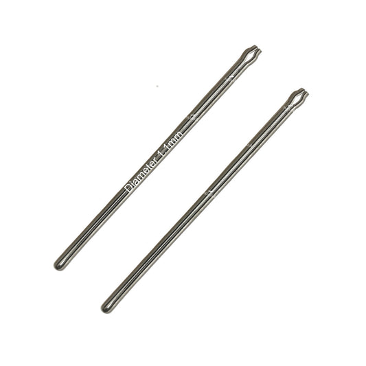 Masar Premium Ø 1,1mm - Perno diviso - per cinturino orologio - Acciaio inossidabile 316L - 2 pezzi