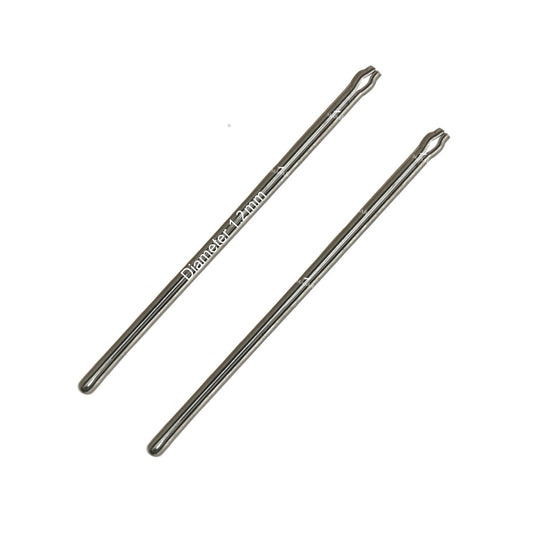 Masar Premium Ø 1,2mm - Perno diviso - per cinturino orologio - Acciaio inossidabile 316L - 2 pezzi