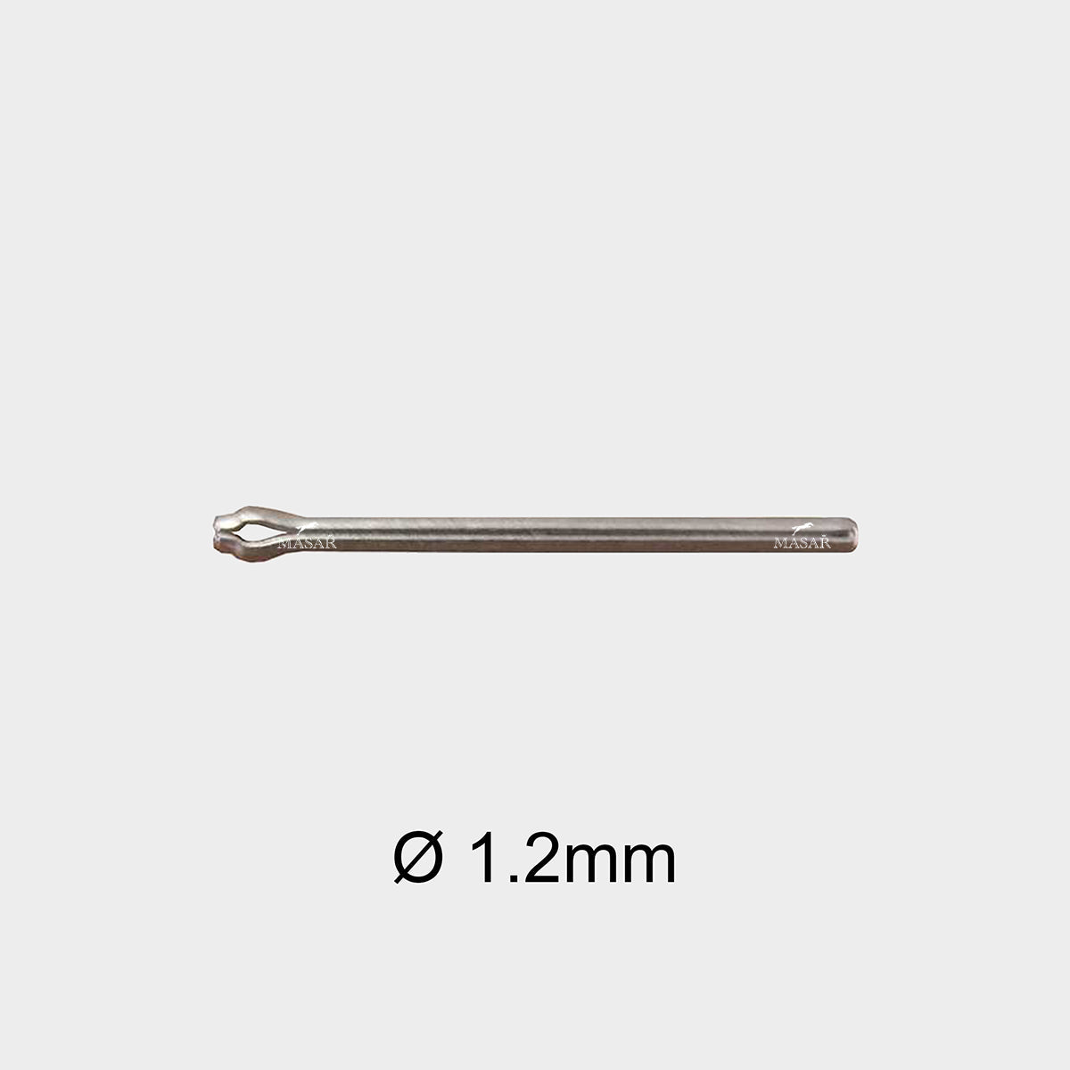 Masar Premium Ø 1,2mm - Perno diviso - per cinturino orologio - Acciaio inossidabile 316L - 2 pezzi