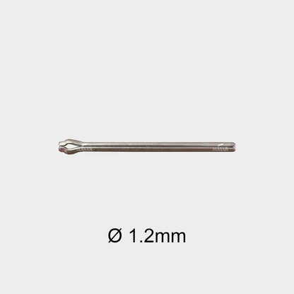 Masar Premium Ø 1,2mm - Perno diviso - per cinturino orologio - Acciaio inossidabile 316L - 2 pezzi