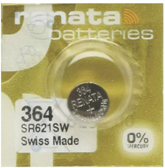 Premium - +60% - Batteria per orologio - Bottone - Lunga durata - Made in Swiss - 1 pz.