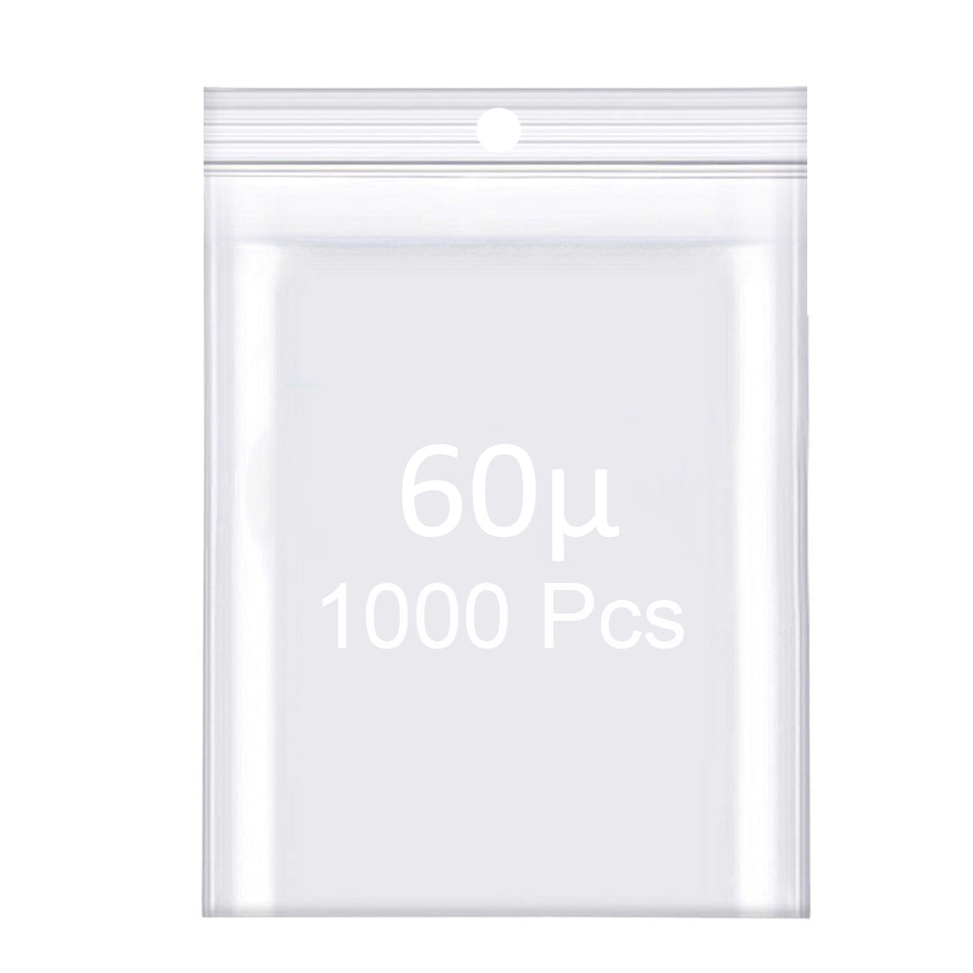 Sacchetto con cerniera 60µ (micron) - 50, 100 o 1000 pezzi