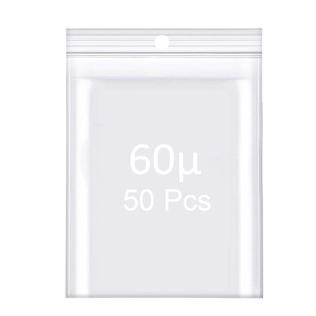 Sacchetto con cerniera 60µ (micron) - 50, 100 o 1000 pezzi