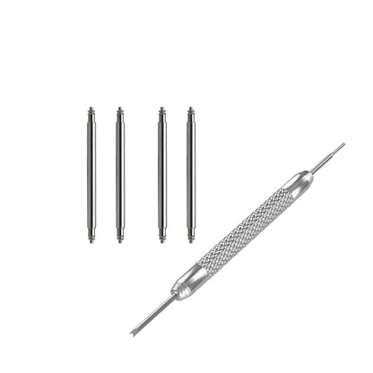 Cinturino Nato Masar ZULU 20 mm in nylon - Arancione / Fibbia satinata - Uomo - Cinturino rigido e spesso 2 mm