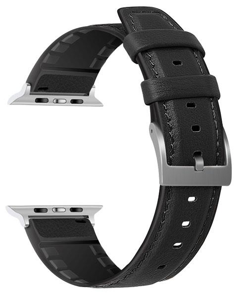 4 colori - Pelle ibrida TPU - Cinturini - Compatibile con Apple Watch