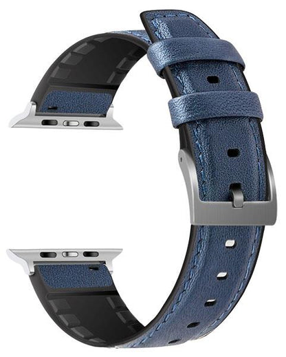 4 colori - Pelle ibrida TPU - Cinturini - Compatibile con Apple Watch