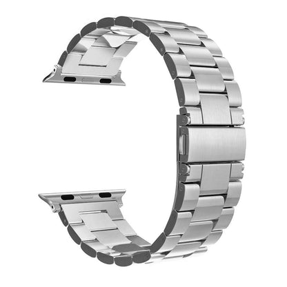 3 colori - bracciali - compatibili con Apple Watch - maglie a 3 file (acciaio inossidabile 304L)