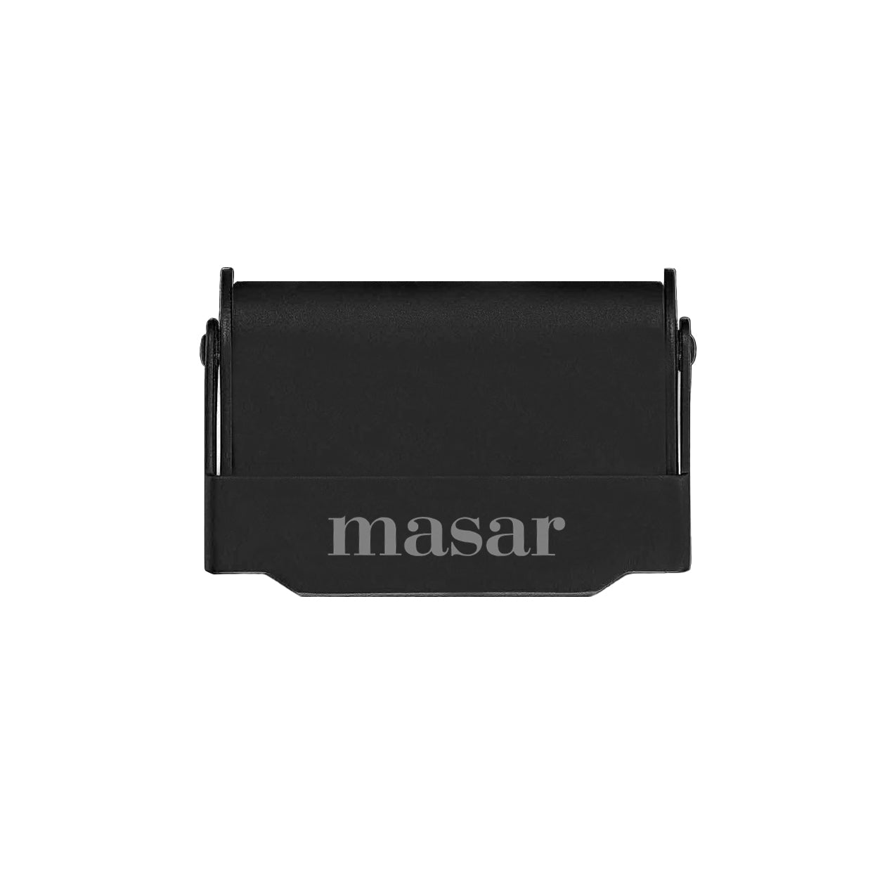 Fibbia Masar da 14mm a 22mm per bracciali in maglia milanese Ø 0,6mm Nero / Nero