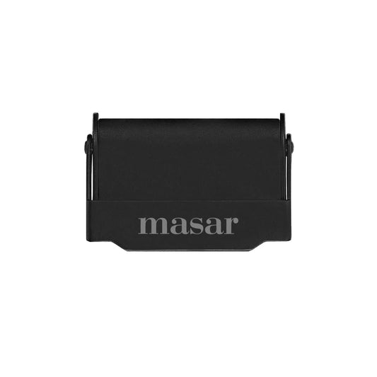Fibbia Masar da 14mm a 22mm per bracciali in maglia milanese Ø 0,6mm Nero / Nero