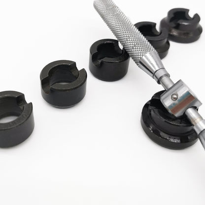 Kit chiave apricasse per orologi Masar compatibile con Rolex Oyster e altri - 6 matrici in nylon