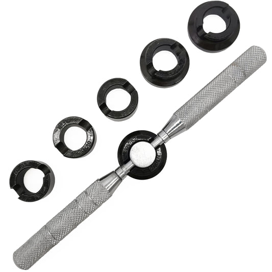 Kit chiave apricasse per orologi Masar compatibile con Rolex Oyster e altri - 6 matrici in nylon