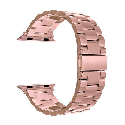 3 colori - bracciali - compatibili con Apple Watch - maglie a 3 file (acciaio inossidabile 304L)