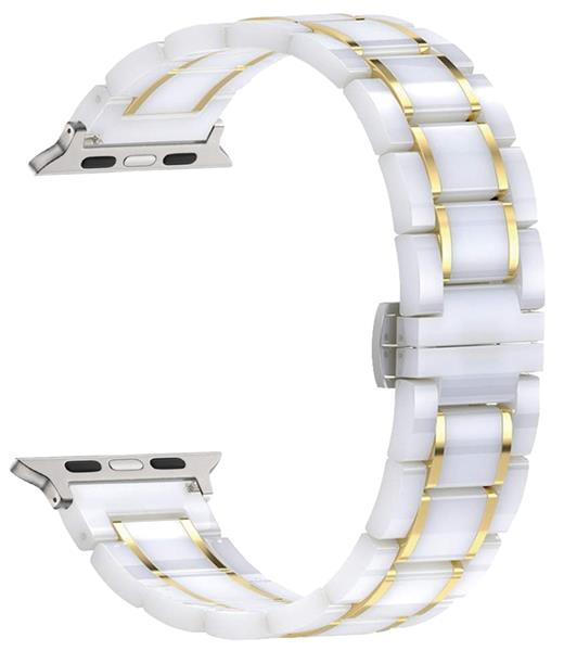 6 colori - Ceramica e metallo - Bracciali - Compatibili con Apple Watch