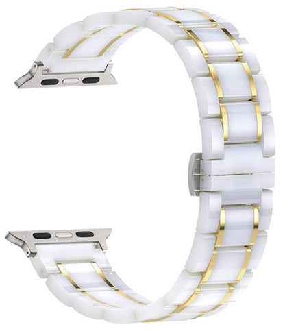 6 colori - Ceramica e metallo - Bracciali - Compatibili con Apple Watch