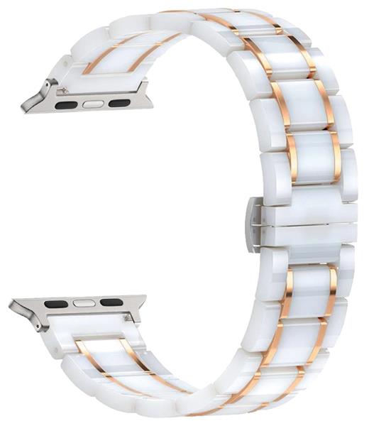 6 colori - Ceramica e metallo - Bracciali - Compatibili con Apple Watch