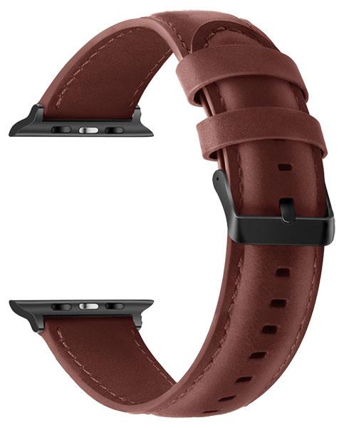 3 colori - Fibbia in pelle nera - Bracciali - Compatibile con Apple Watch