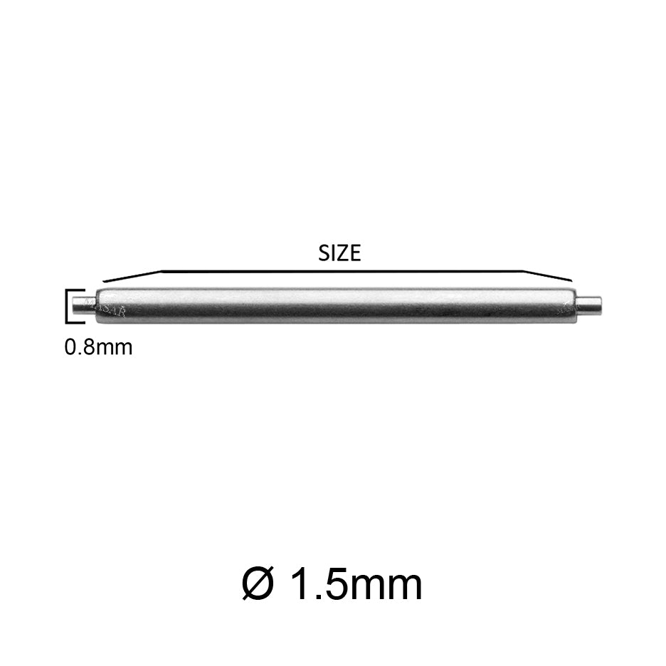 Masar 18mm a 24mm XSS Ø 1,5mm - Barrette a molla per cinturino orologio - Acciaio inossidabile 316L - 0,7mm - 2 pz