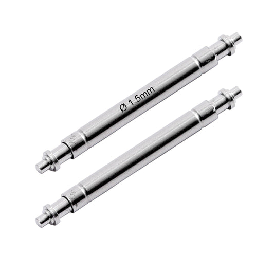 Masar 18mm a 24mm XST Ø 1,5mm - Barrette a molla per cinturino orologio - Acciaio inossidabile 316L - 0,9mm - 2 pz