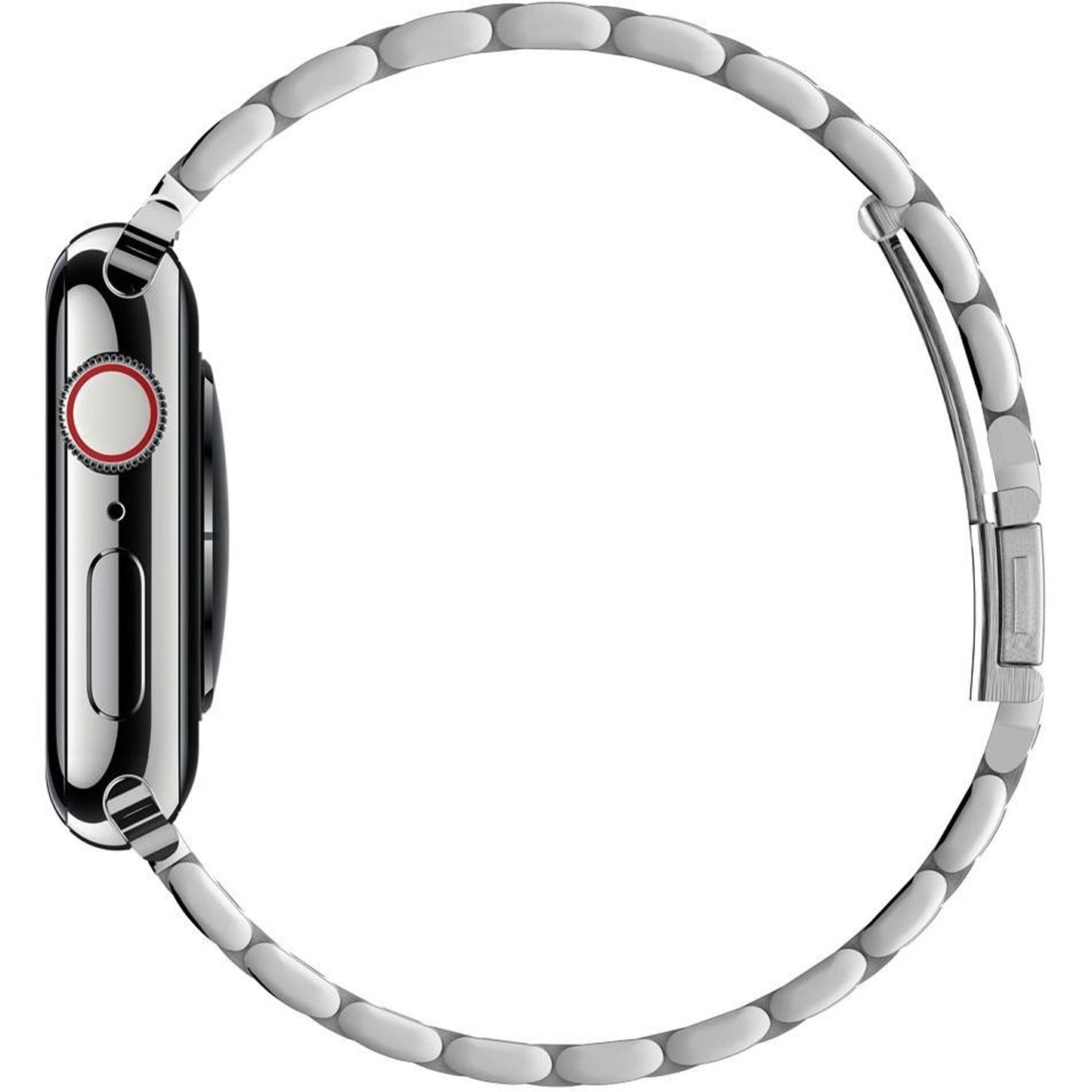 3 colori - bracciali - compatibili con Apple Watch - maglie a 3 file (acciaio inossidabile 304L)