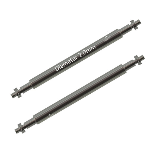 Masar 18mm a 24mm XFP Ø 2,0mm - Barrette a molla per cinturino orologio - Acciaio inossidabile 316L - 1,1mm - 2 pz