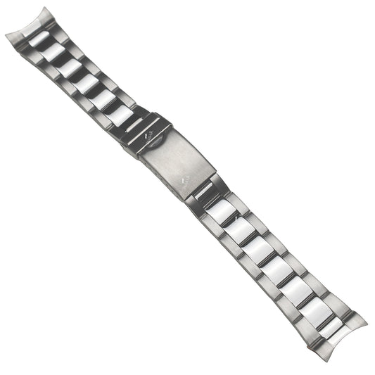 Bracciale curvo Premium compatibile con Rolex Oyster - Acciaio spazzolato a specchio Uomo 20mm