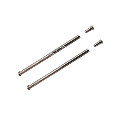 Rivetto - 10mm a 32mm Ø 1,2mm - Testa H Ø 1,5mm - Chiusura per cinturino orologio - 2 Pz