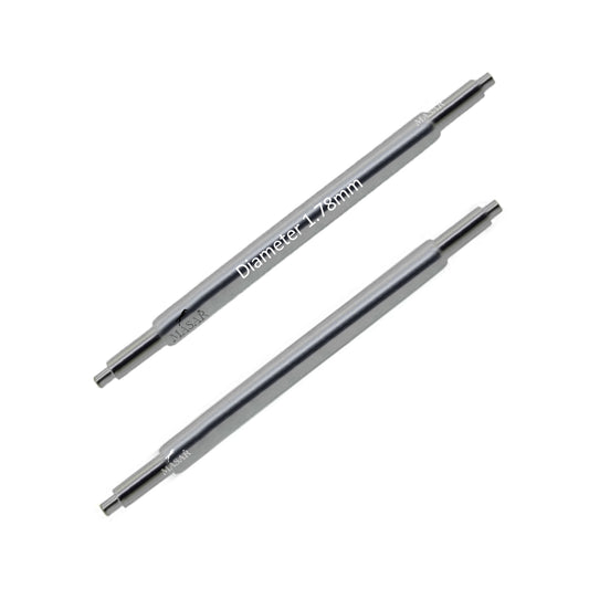 Masar 10mm a 40mm UDS Ø 1.78mm - Barrette a molla per cinturini per orologi - Acciaio inossidabile - Universale - 0.8mm - 2 pz