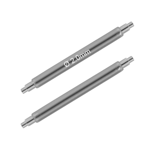 Masar XDS Ø 2,0mm - Barrette a molla per cinturino orologio - 1,1mm - acciaio inossidabile 304 o 316L 2 pz