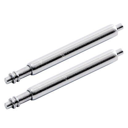 24mm Ø 2.5mm - Barra a Molla - Cinturino Bracciale - Compatibile Garmin - Acciaio Inossidabile 316L - 2 Pezzi