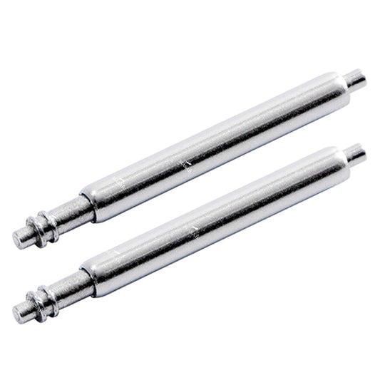 24mm Ø 2.5mm - Barra a Molla - Cinturino Bracciale - Compatibile Garmin - Acciaio Inossidabile 316L - 2 Pezzi
