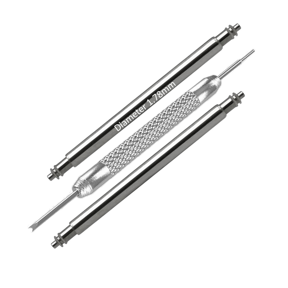 Masar 2 pezzi + 1 utensile - SLX Ø 1,78 mm - Barre a molla per cinturino orologio - acciaio inossidabile 316L - 0,8 mm