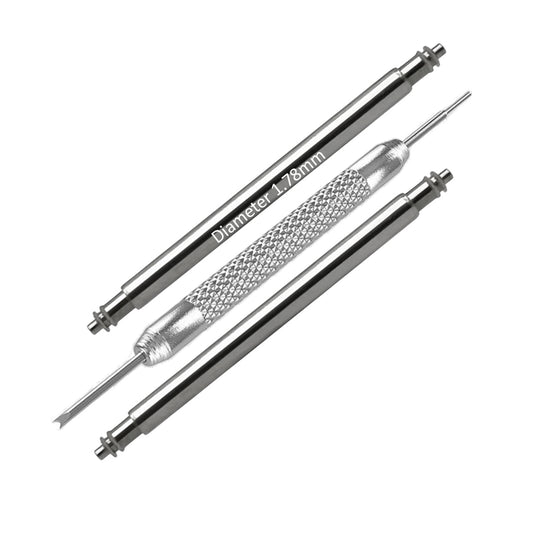 Masar 2 pezzi + 1 utensile - SLX Ø 1,78 mm - Barre a molla per cinturino orologio - acciaio inossidabile 316L - 0,8 mm