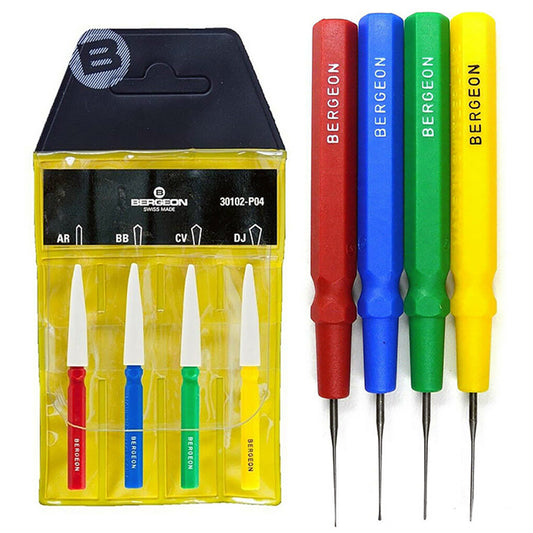 Bergeon 30102-P4 – Set di 4 raccoglitori di olio di precisione per orologiai