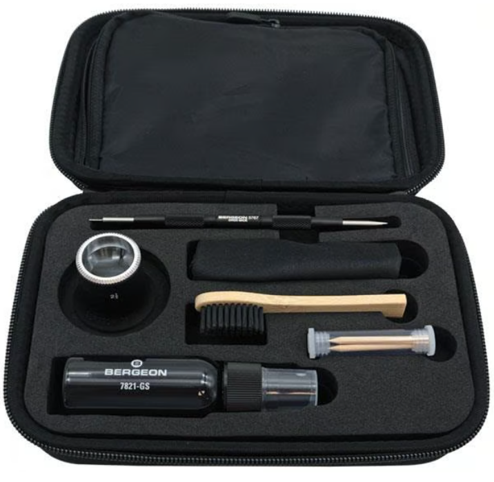 Bergeon 7821-TK3 - Kit di manutenzione da viaggio migliorato per orologiai