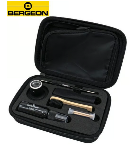 Bergeon 7821-TK3 - Kit di manutenzione da viaggio migliorato per orologiai
