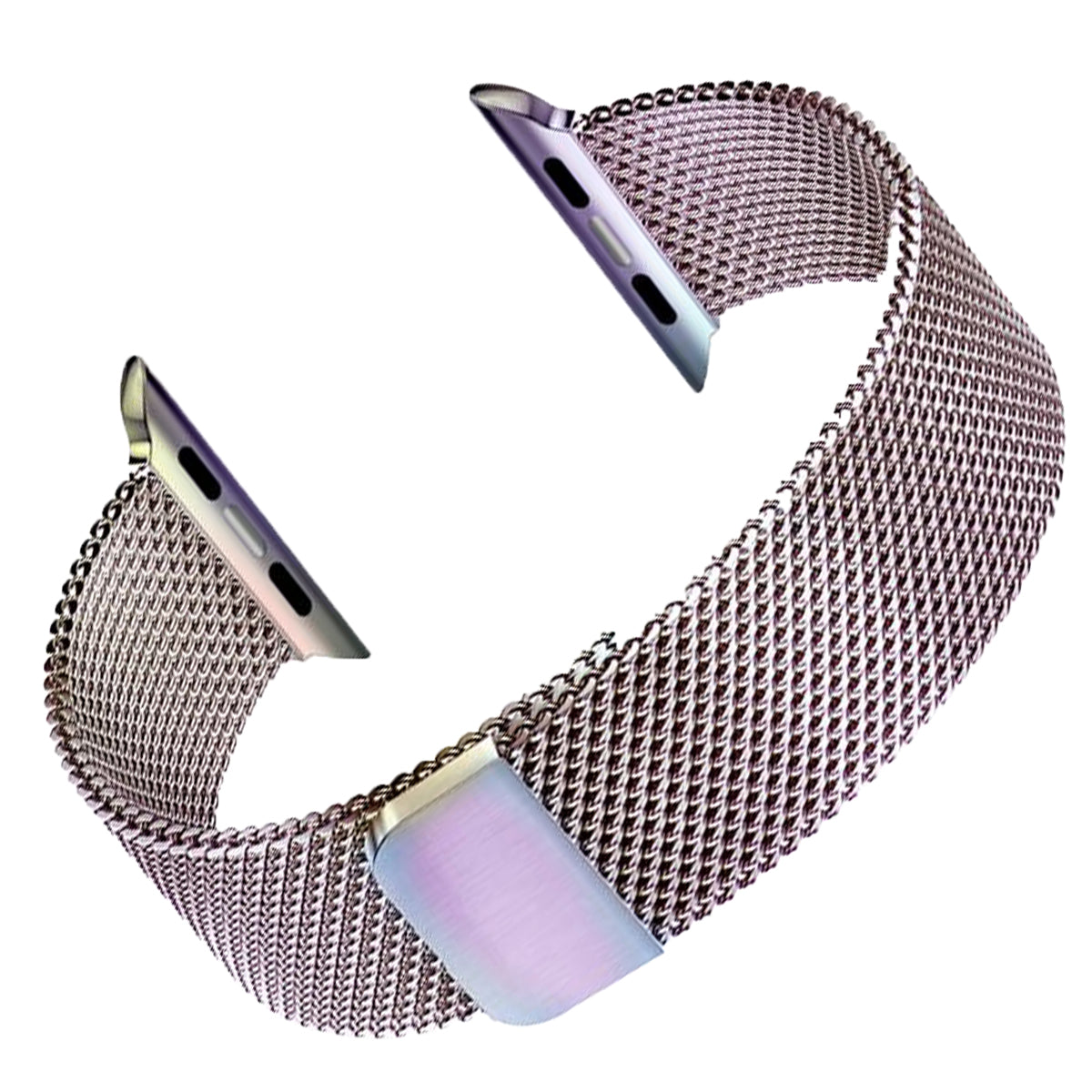 Cinturino milanese compatibile con Apple Watch iWatch - Doppia maglia milanese magnetica - Essence