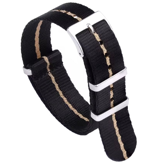 Cinturino Nato Masar 20mm G10 Nylon Nero Cachi