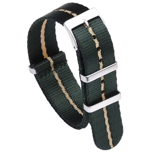 Cinturino Masar Nato da 20 mm G10 in nylon verde kaki - 1 cinturino